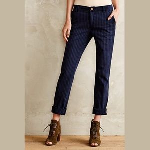 Anthropologie Pilcro Hyphen Pinstripe Chinos